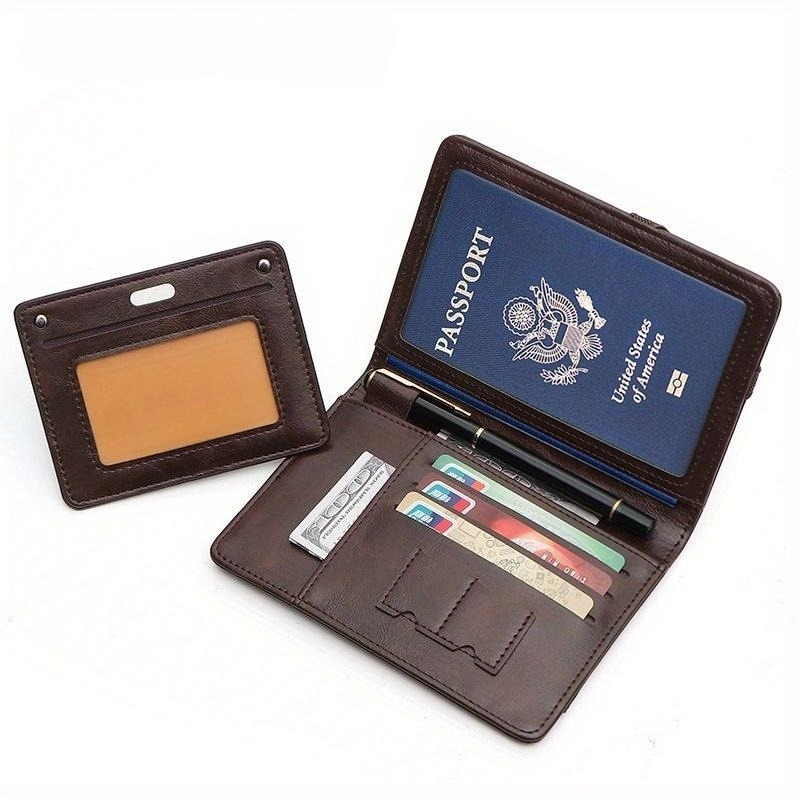 Passport Wallet Rfid - محفظة جواز سفر خفيفة الوزن مع