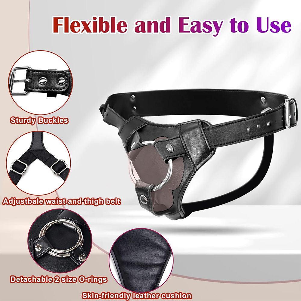 حزام قضيب اصطناعي قابل للتعديل - مراجعة Men'S Vegan Accessories وسعره