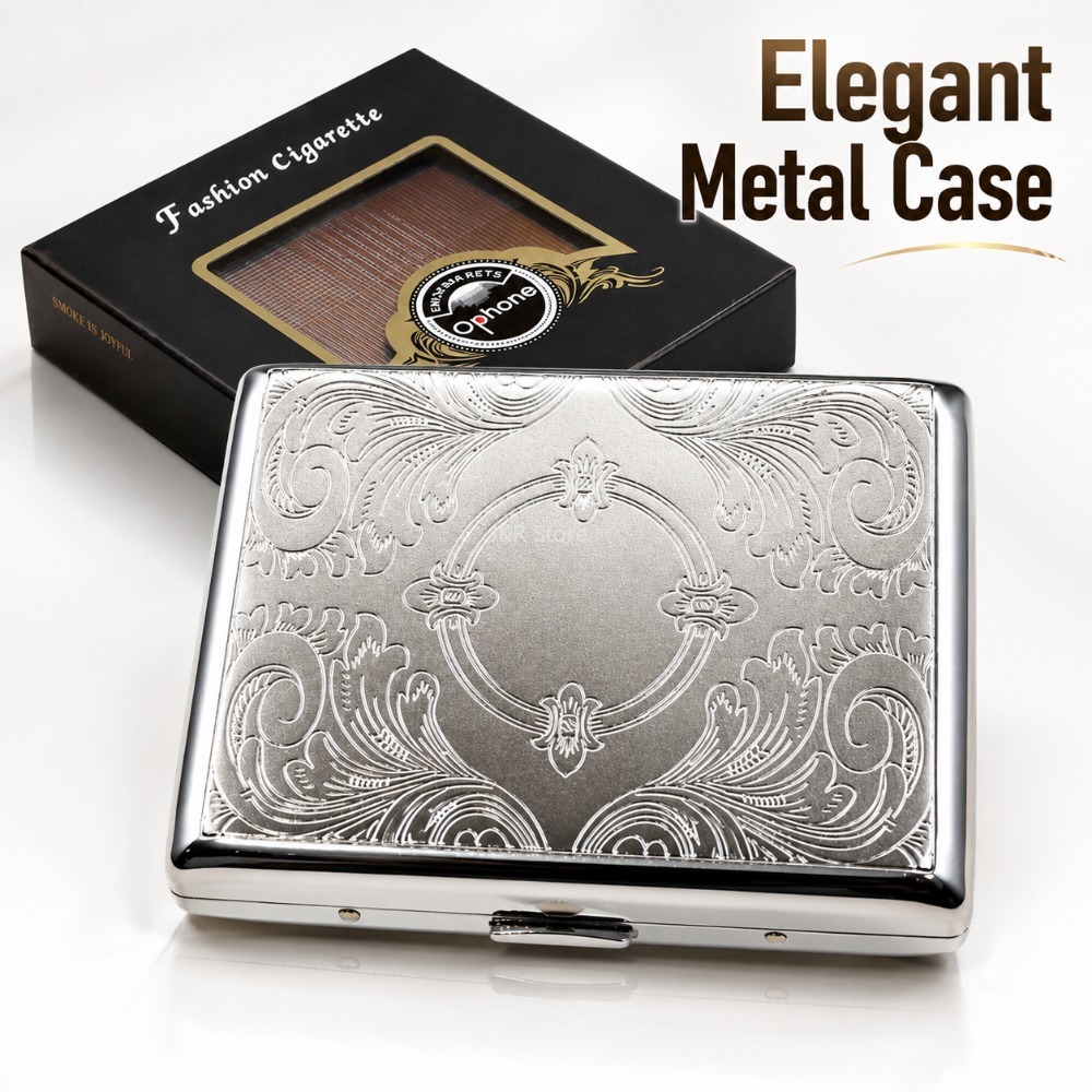 علبة سجائر من الفولاذ المقاوم  - مراجعة Men'S Accessories Holder وسعره