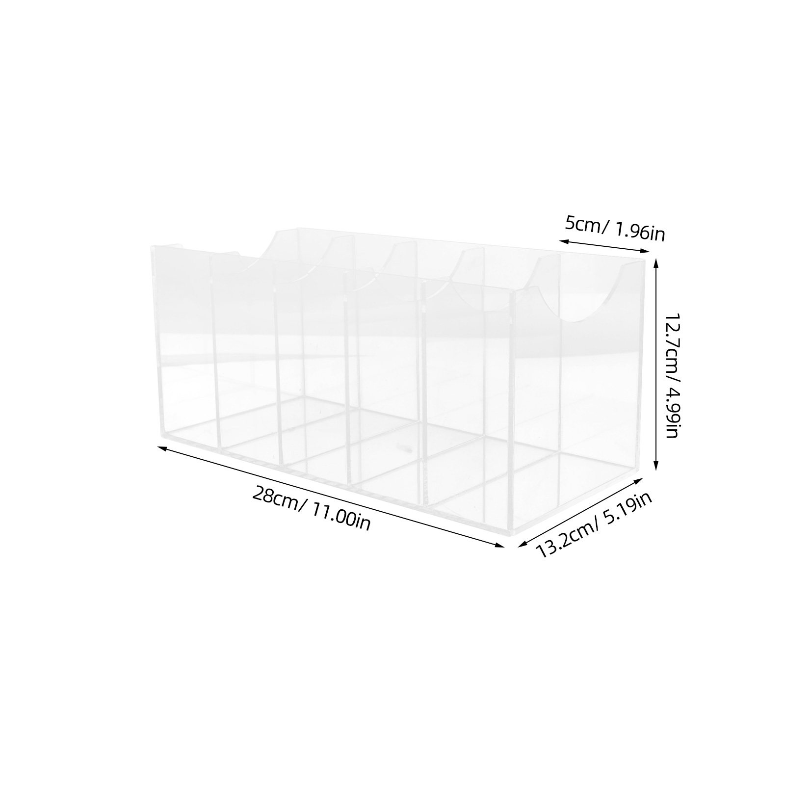 صندوق تخزين أكريليك شفاف بـ 5  - مراجعة Men'S Accessories Holder وسعره
