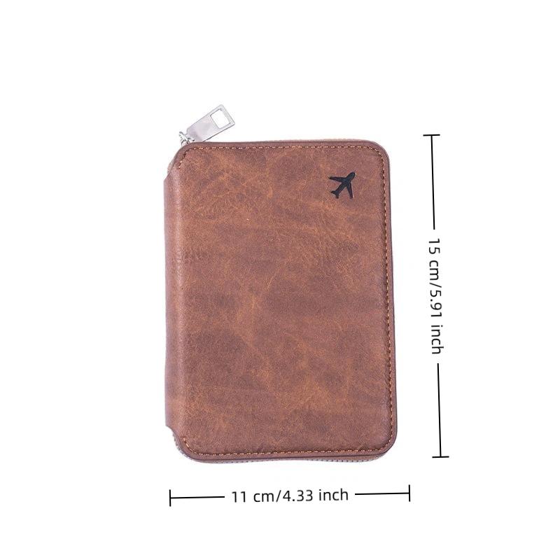 حافظة جواز سفر بسحاب، سعة كبير - مراجعة Passport Wallet Rfid وسعره