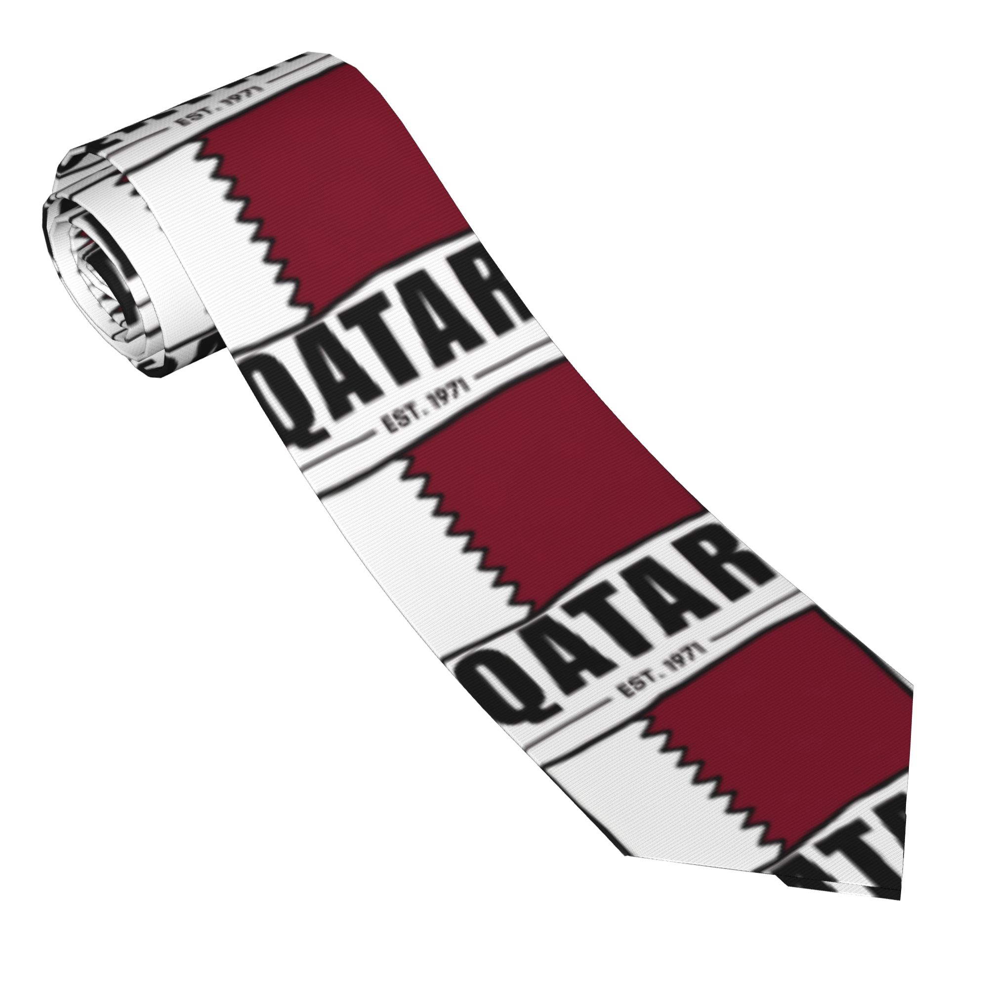 ربطة عنق بتصميم العلم الوطني ل - مراجعة Men Accessories Qatar وسعره