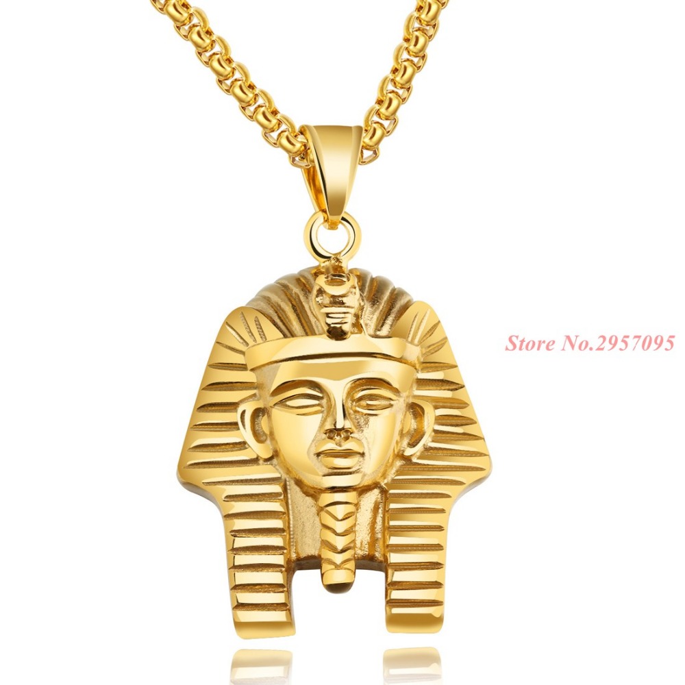 قلادة عتيقة على شكل فرعون مصري - مراجعة Men Accessories Egypt وسعره