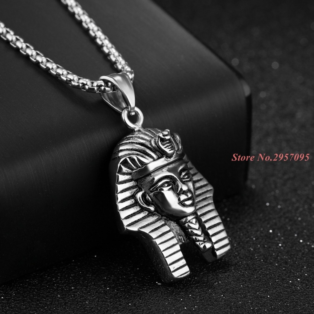 قلادة عتيقة على شكل فرعون مصري - مراجعة Men Accessories Egypt وسعره