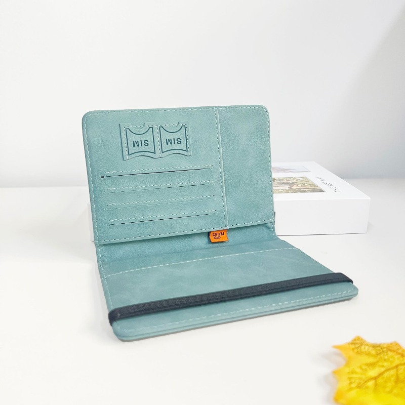 حامل جواز سفر من الجلد الصناعي - مراجعة Passport Wallet Rfid وسعره
