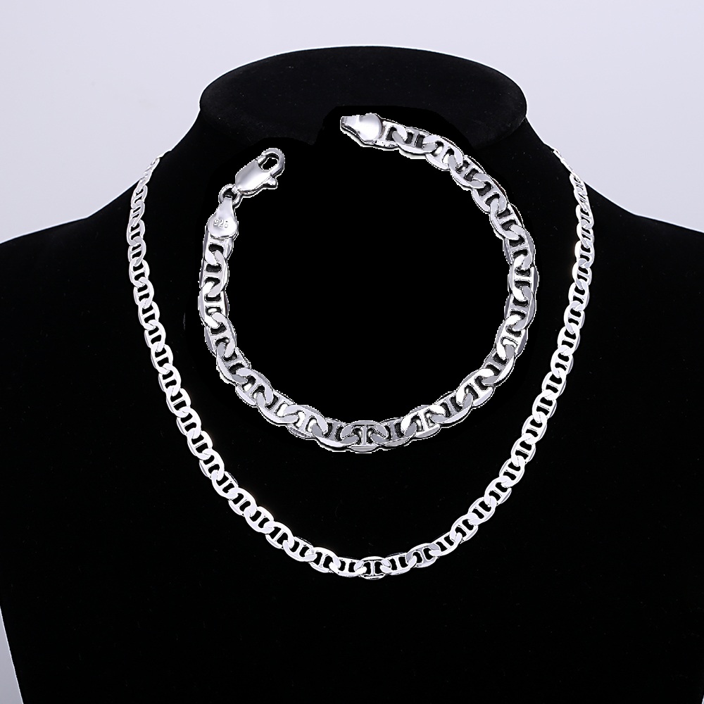 مصمم فاخر 925 فضة الاتجاه 6 مل - مراجعة Men'S Accessories Trending وسعره
