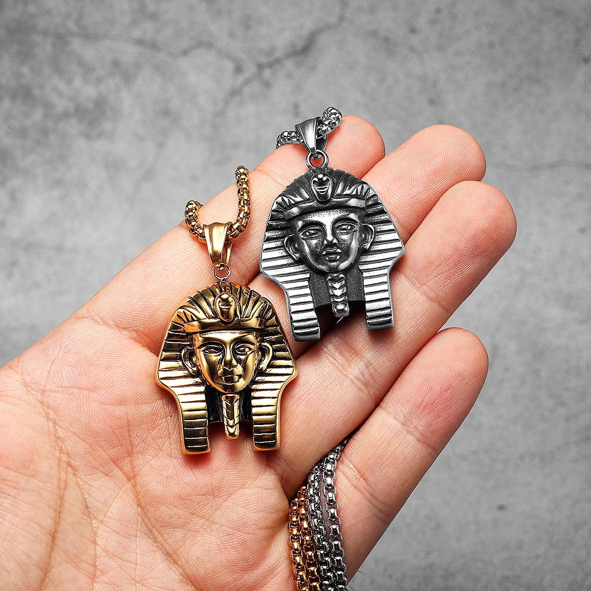 قلادات فرعون أبو الهول المصرية - مراجعة Men Accessories Egypt وسعره