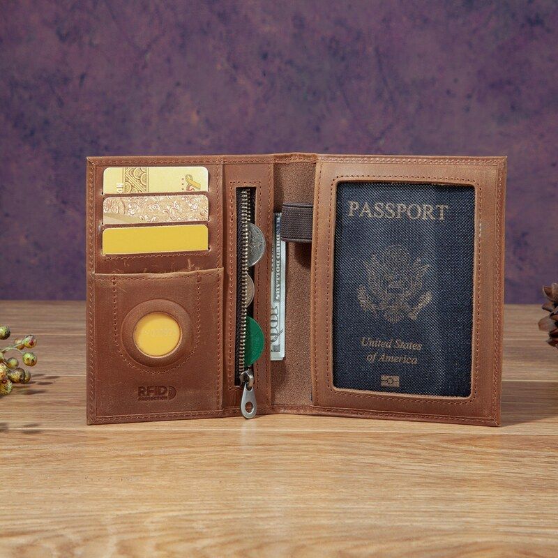 حافظة جواز سفر عصرية للجنسين م - مراجعة Passport Wallet Rfid وسعره